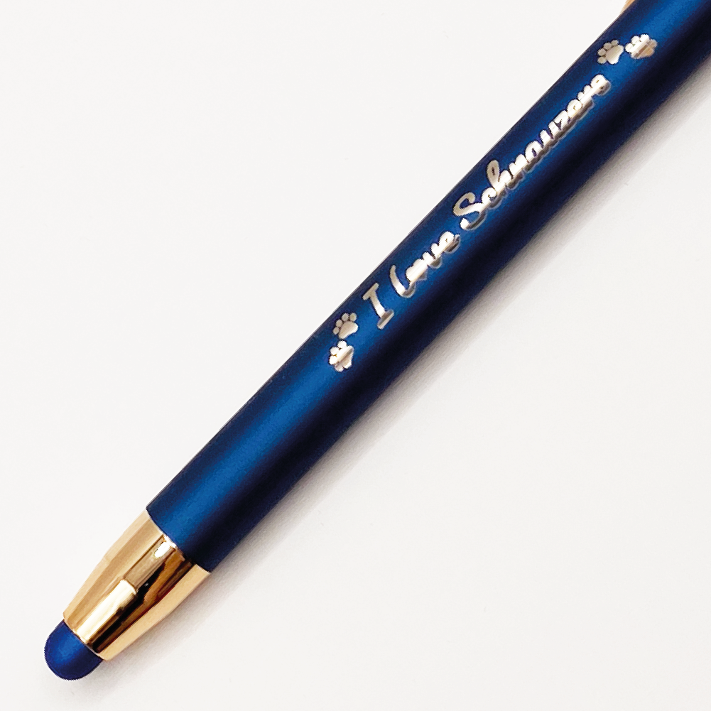 I love Schnauzers pen with stylus