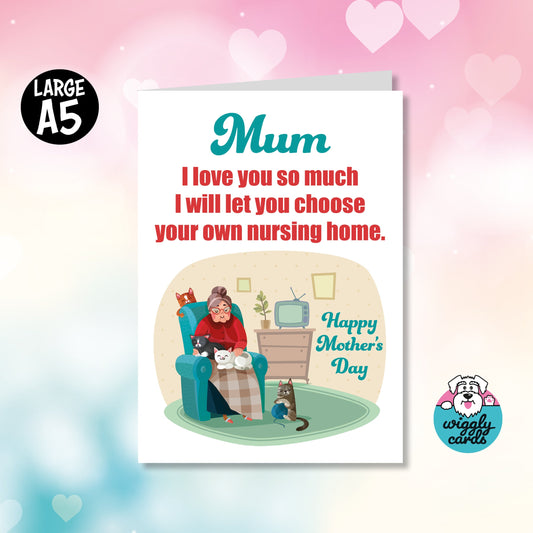 Nursing home mothers day card