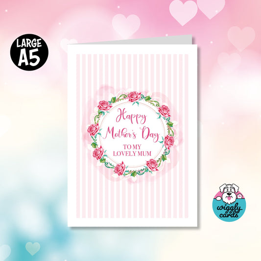 Floral mothers day card