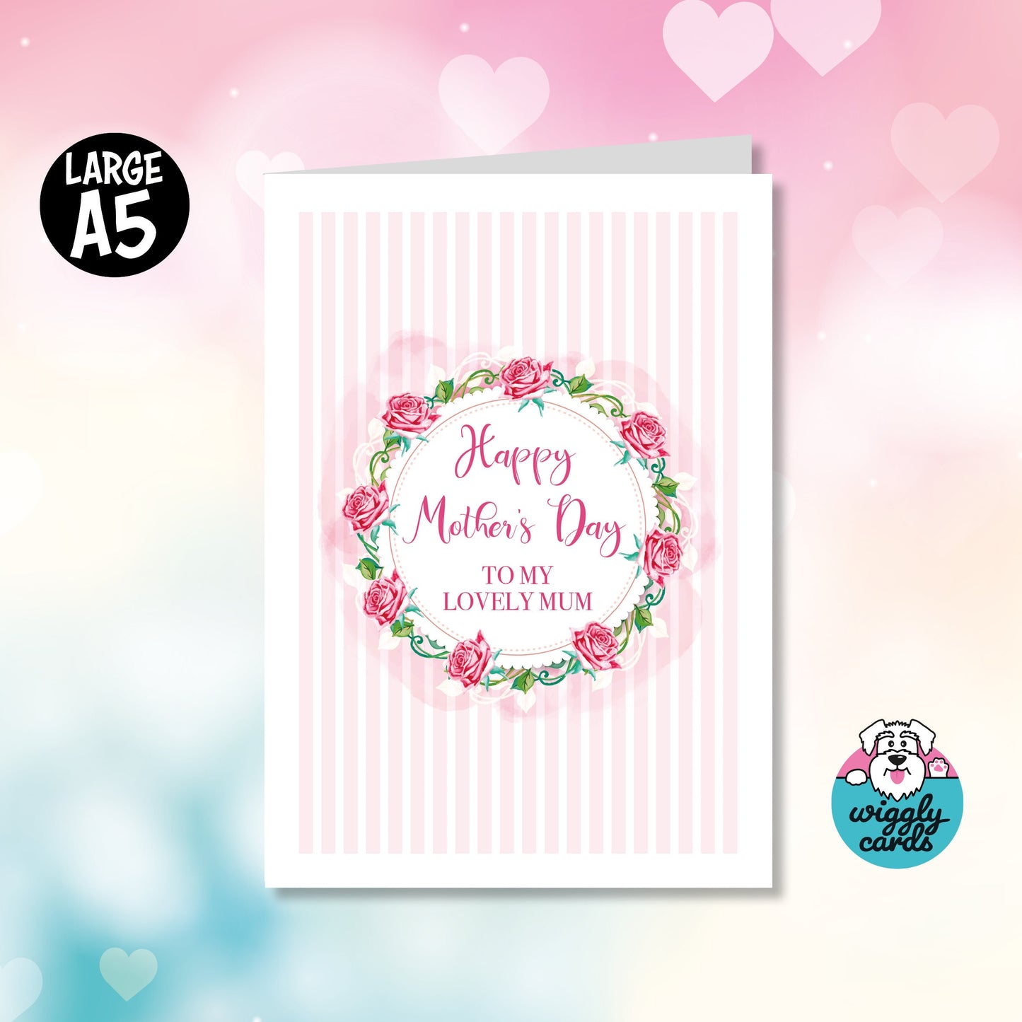 Floral mothers day card