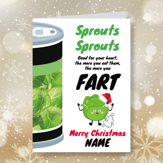 Sprouts Christmas card